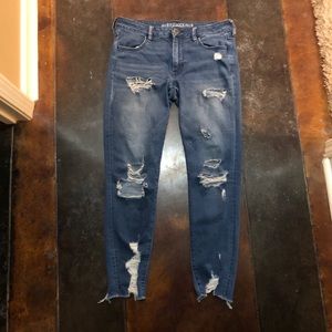 american eagle super stretch jeggings